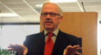 Libertarian Presidential Candidate and former U.S. Representative Bob Barr spoke today in town hall format at George Mason University. An intimate crowd listened intently in Student Union Building I’s Patriot […]