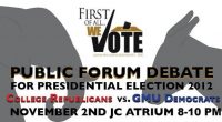 Student Government, Weekends at Mason, Mason Votes and Alpha Phi Alpha Fraternity Inc. are hosting a student debate between the College Republicans and George Mason University Democrats. This will be […]