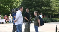 CNN is on campus covering students registering to vote     Students Register to Vote        VA-21 on Campus  