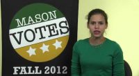 The deadline to register to vote in Virginia is Monday October 15, 2012. Lauren Poe with Mason Votes explains how you can register to vote on campus, where you can […]