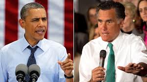 Obama and Romney