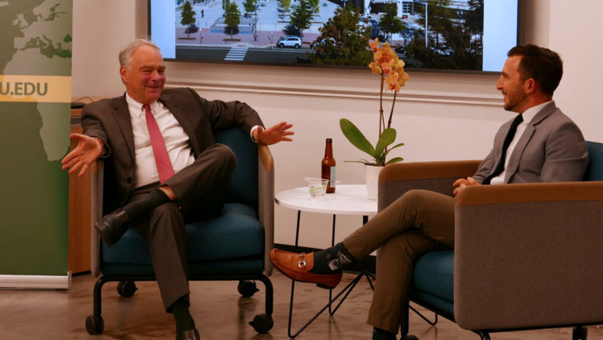 Tim Kaine Interview Slider