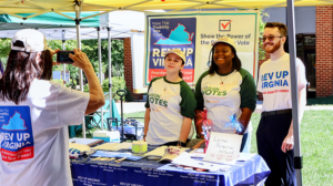 2026 National Voter Registration Day on Mason's Fairfax campus.