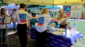 2026 National Voter Registration Day on Mason's Fairfax campus.