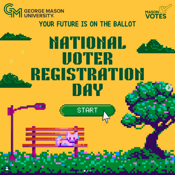 National Voter Registration Day graphic